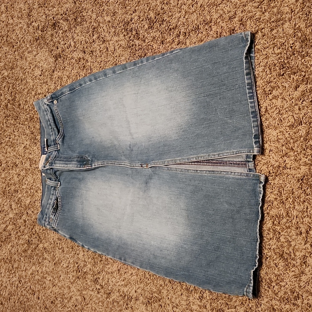 Gap Slit Jean Skirt